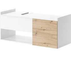 Vicco Alf Wastafelonderkast – 105 x 45 cm met 2 laden Wit