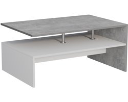 Vicco Amato Salontafel – 90 x 52.6 cm Beton/Wit