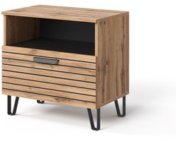 Vicco Amber Nachtkastje – 60 x 58 cm Eiken Wotan