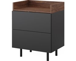 Vicco Anika Nachtkastje – 54 x 68 cm Antraciet