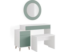Vicco Arles Kaptafel – 120 cm met bank Groen met bank