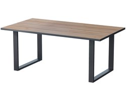 Vicco Avido Eettafel – 180 x 100 cm Krachtige eik goud