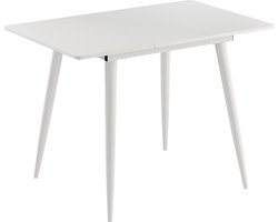 Vicco Beaver Eettafel – 80 x 70 cm Uitschuifbaar Wit