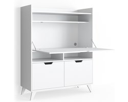 Vicco Berdi Secretaire bureau – 110 x 45 cm Wit