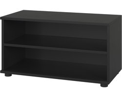 Vicco Berno Woonkamerkast – 70.8 x 38.9 cm met 2 compartimenten Zwart