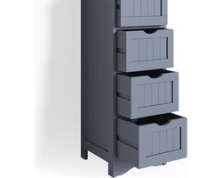 Vicco Bianco Badkamerkast – 30 x 81 cm Grijs