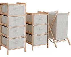 Vicco Bruno Badkamermeubelset – 3 delen Beige