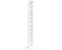 Vicco CD-rek – 21 x 183.6 cm Grote set van 2 Wit