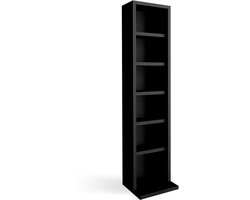 Vicco CD Rek – 21 x 91.8 cm Zwart