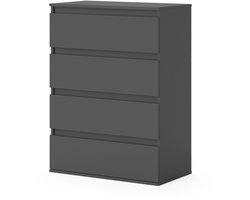 Vicco Claus Ladekast – 74 x 99.6 cm met 4 laden Antraciet