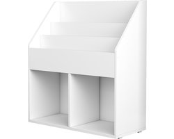 Vicco Conny Kinderboekenkast – 72 x 79 cm met grote legplanken Wit