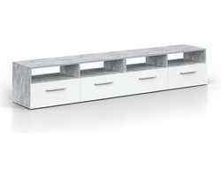 Vicco DiegoTV-meubel – 190 x 38 cm Beton