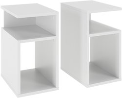 Vicco Elios Nachtkastje – Set van 2 Wit