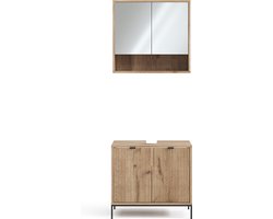 Vicco Eliza Badkamermeubelset – 2 delen Viking Eik
