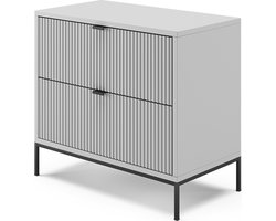 Vicco Eliza Nachtkastje – 66 x 60 cm Grijs