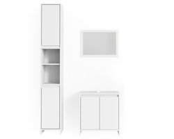 Vicco Emma Badkamermeubelset – Set van 3 Wit