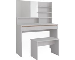 Vicco Emma Kaptafel – 120 cm met bank Wit