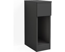 Vicco Enton Nachtkastje – 20 x 59.5 cm Zwart