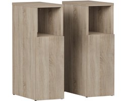 Vicco Enton Nachtkastje – Set van 2 Sonoma