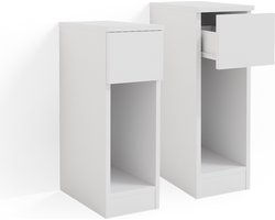 Vicco Enton Nachtkastje – Set van 2 Wit