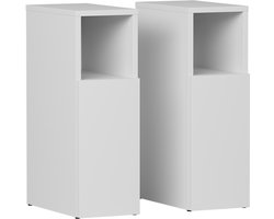 Vicco Enton Nachtkastje – Set van 2 Wit