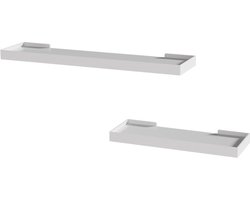 Vicco Erni Muurplank – 60 x 3 cm Set van 2 Wit