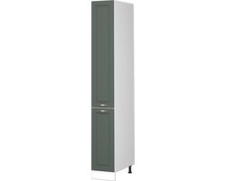 Vicco Fame-Line Badkamerkast – 30 x 206.8 cm Groen-Goud Landhuis
