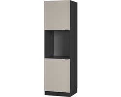 Vicco Fame-Line Ombouwkast fornuis – 60 cm open GrijsBeige