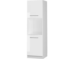 Vicco Fame-Line Ovenombouwkast – 60 cm met open kast Wit Hoogglans