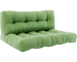 Vicco Flocken Palletkussen set – 120 x 80 cm 2 delen Groen