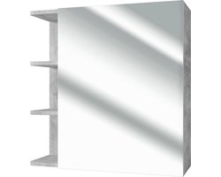 Vicco Fynn Badkamerspiegelkast – 62 x 64 cm Beton
