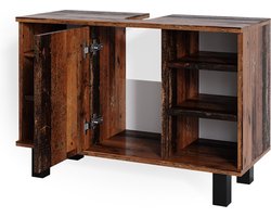 Vicco Fynn Wastafelonderkast – 80 x 54 cm Antiek hout