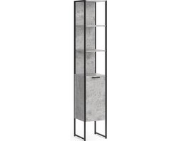 Vicco Fyrk Badkamerkast – 33 x 185 cm Beton