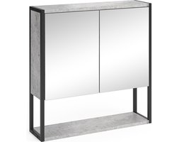 Vicco Fyrk Badkamerspiegelkast – 60 x 60.6 cm Beton