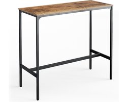 Vicco Fyrk Bartafel – 120 x 50 cm Antiek hout