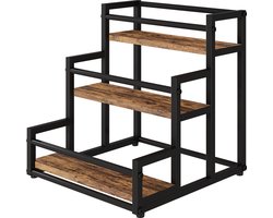 Vicco Fyrk Keukenrek – 33 x 34 cm met 3 open vakken Eiken rustiek