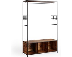 Vicco Fyrk Kledingopslagkast – 119.5 x 189 cm Eiken rustiek