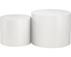 Vicco Giva Salontafel set – 48 x 48 cm Wit