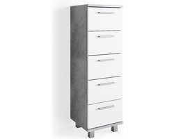 Vicco Ilias Badkamerkast – 30 x 95 cm Beton