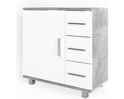 Vicco Ilias Wastafelonderkast – 60 x 60.8 cm Beton