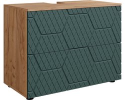 Vicco Irma Badmeubel – 41 cm met 2 laden Groen met 2 laden