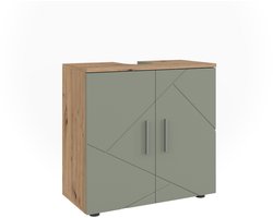 Vicco Irma Wastafelonderkast – 60 x 59 cm Saliegroen