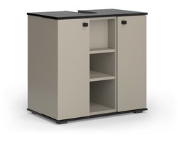 Vicco Joli Wastafelonderkast – 60 x 59 cm met 2 deuren Grijs