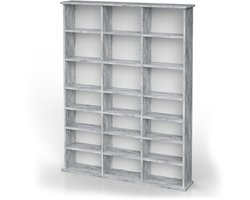 Vicco Jukebox CD Rek – 105.4 x 136 cm Beton