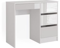 Vicco Kaptafel Sherry, Wit, 90 cm zonder spiegel