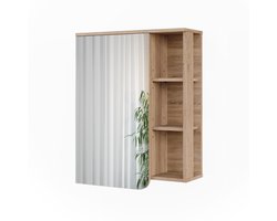 Vicco Karen Spiegelkast – 60 x 75 cm Sonoma/blauw