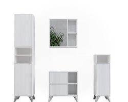 Vicco Leano Badkamermeubelset – 4-delige set Wit