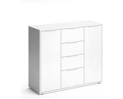 Vicco Leon Dressoir – 35 x 84 cm Wit
