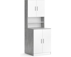 Vicco Liana Wasmachinekast – 70.5 x 190.5 cm Beton