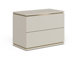 Vicco Linette Nachtkastje – 66 x 48.6 cm met laden Kasjmier